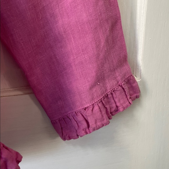 CP Shades Sausalito Marseala Linen dusty rose button down shirt size large - Picture 6 of 15